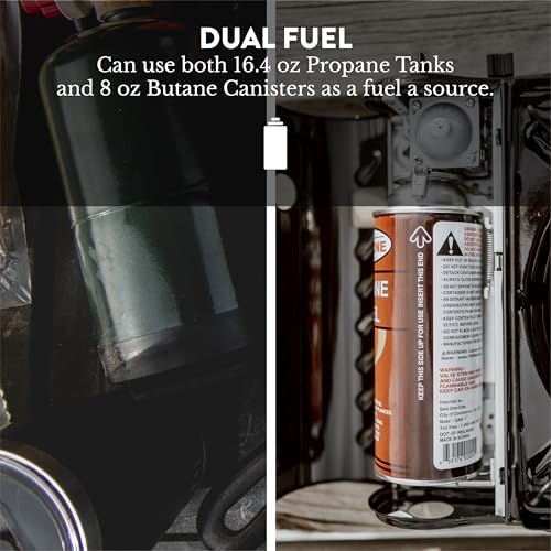 Gas One GS-3400P Propane or Butane Stove Dual Fuel Stove Portable Camping Stove - Patented - with Carrying Case Great for Emergency Preparedness Kit - Image 7